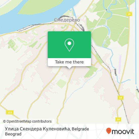 Улица Скендера Куленовића map