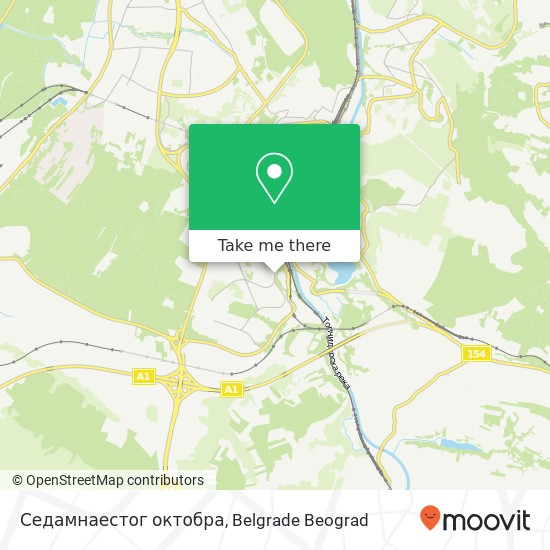 Седамнаестог октобра map