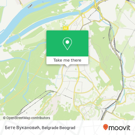 Бете Вукановић map