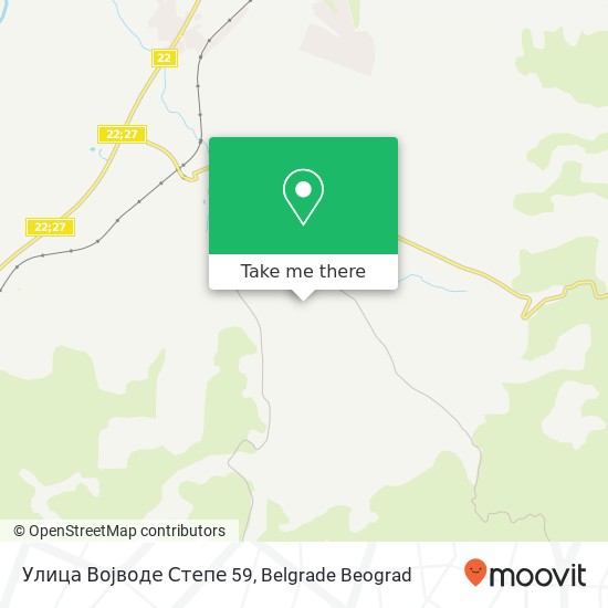 Улица Војводе Степе 59 map