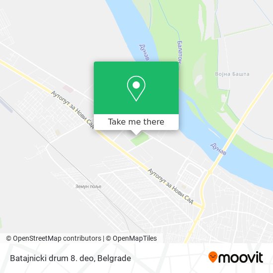 Batajnicki drum 8. deo map