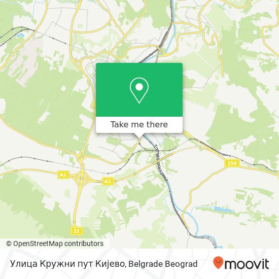 Улица Кружни пут Кијево map