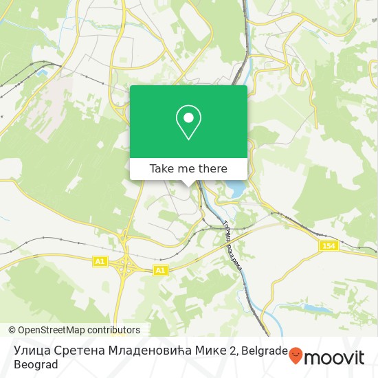 Улица Сретена Младеновића Мике 2 map