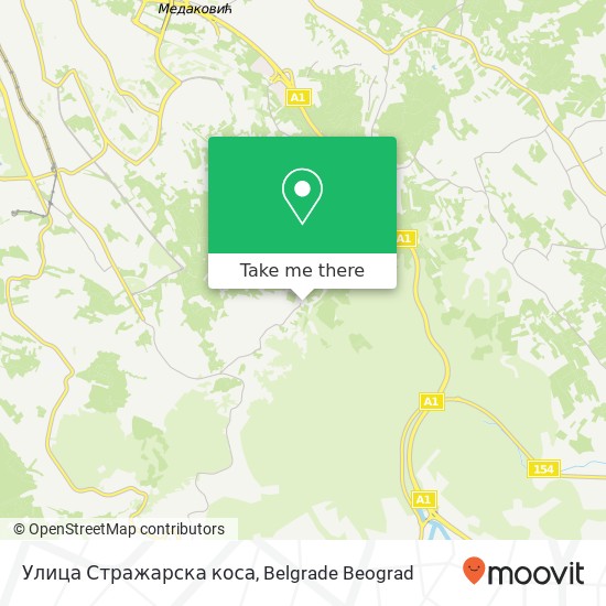 Улица Стражарска коса map