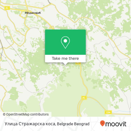 Улица Стражарска коса map