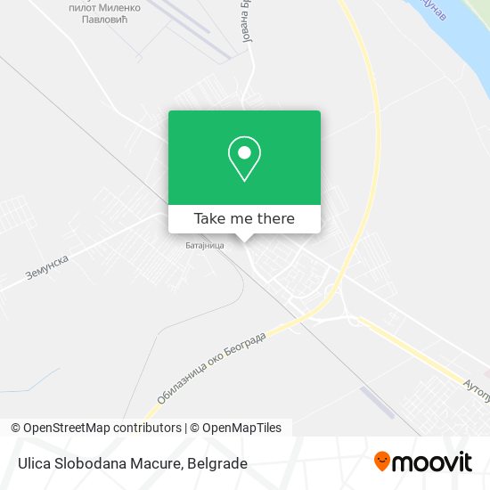 Ulica Slobodana Macure map