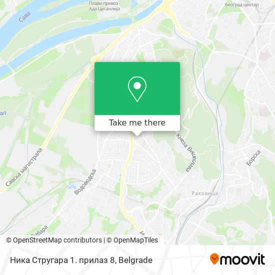 Ника Стругара 1. прилаз 8 map
