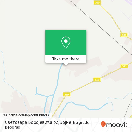 Светозара Боројевића од Бојне map