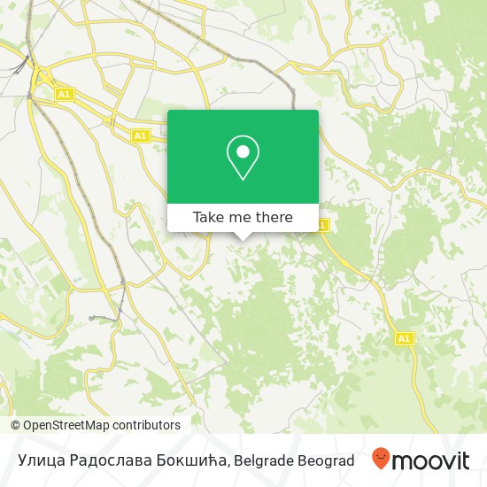 Улица Радослава Бокшића map