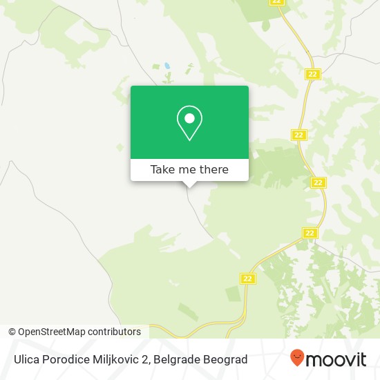 Ulica Porodice Miljkovic 2 map