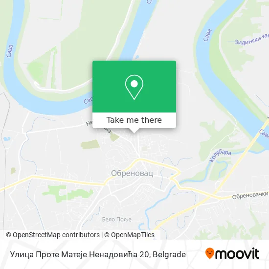 Улица Проте Матеје Ненадовића 20 map