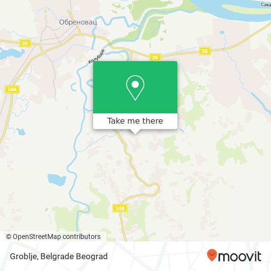 Groblje map