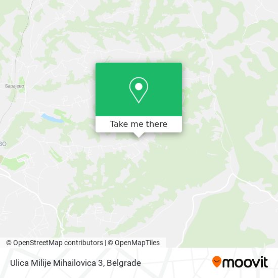 Ulica Milije Mihailovica 3 map