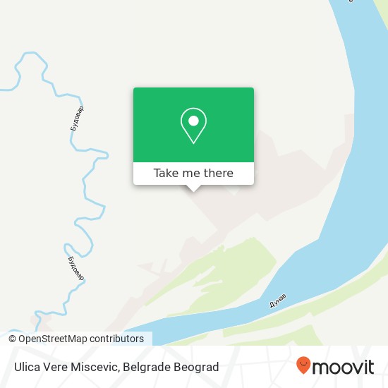 Ulica Vere Miscevic map