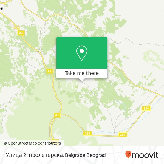 Улица 2. пролетерска map