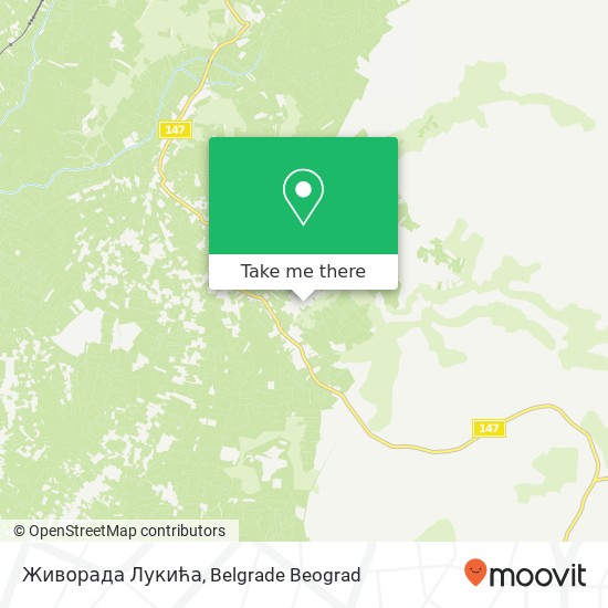 Живорада Лукића map