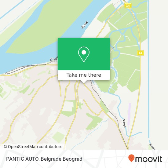 PANTIC AUTO map