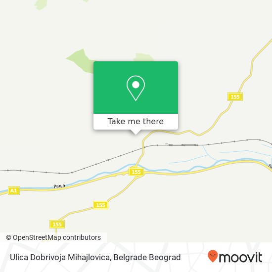 Ulica Dobrivoja Mihajlovica map