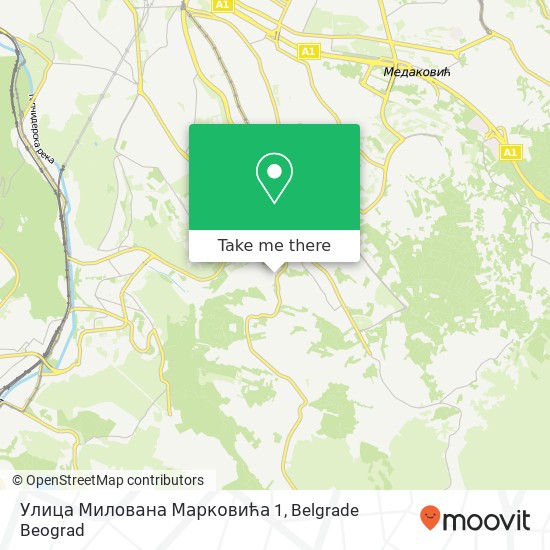 Улица Милована Марковића 1 map