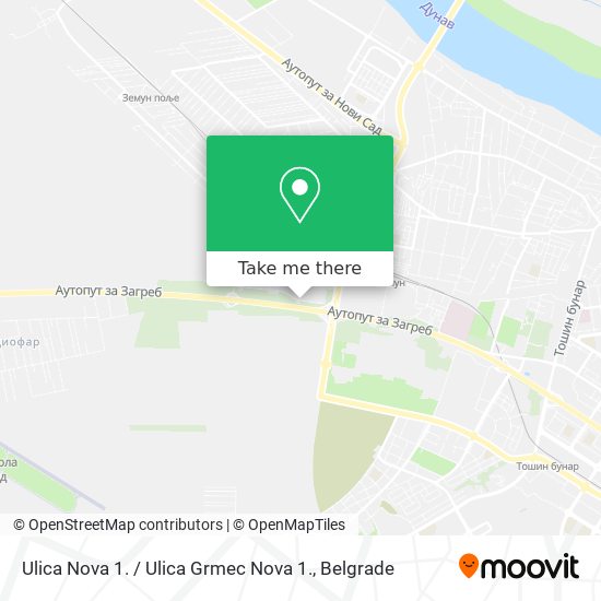 Ulica Nova 1. / Ulica Grmec Nova 1. map