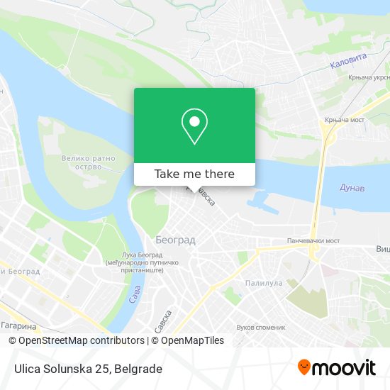 Ulica Solunska 25 map
