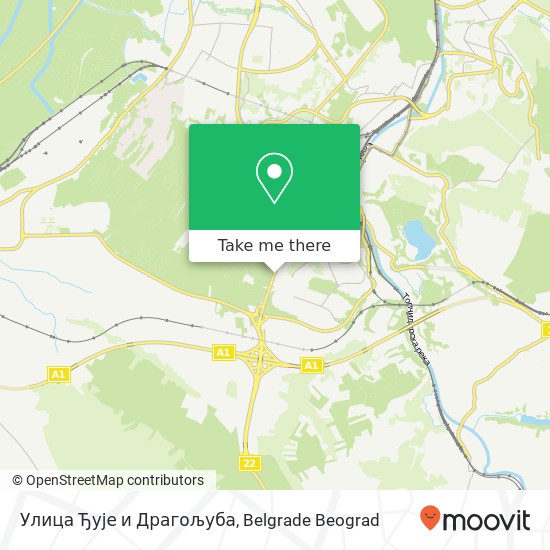 Улица Ђује и Драгољуба map