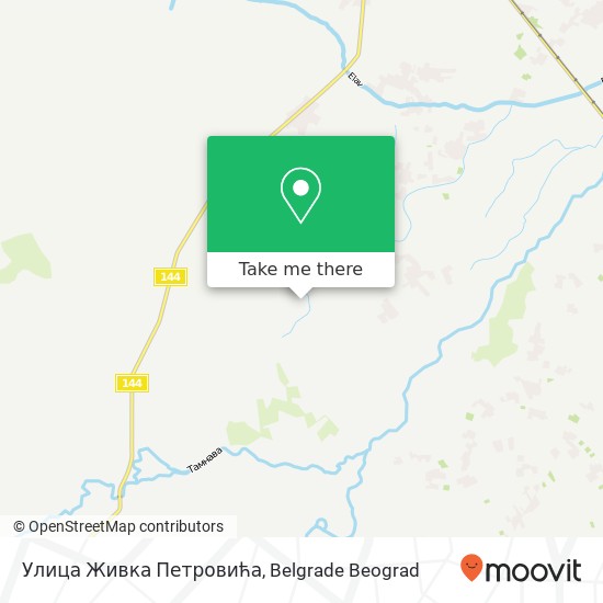 Улица Живка Петровића map