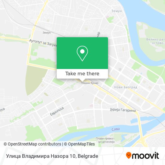 Улица Владимира Назора 10 map