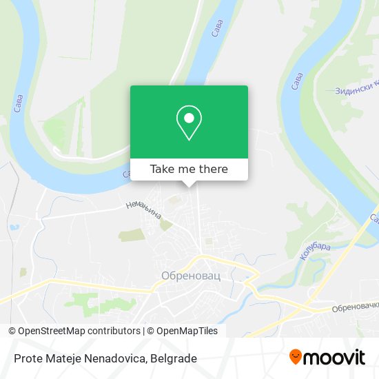 Prote Mateje Nenadovica map