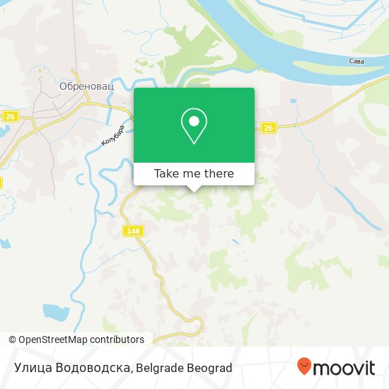 Улица Водоводска map