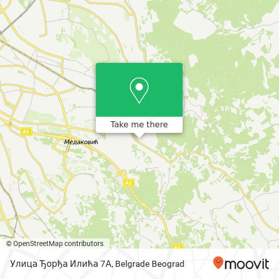 Улица Ђорђа Илића 7А map