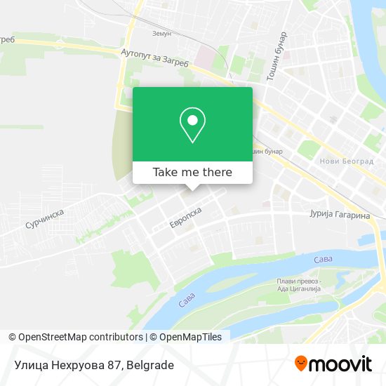 Улица Нехруова 87 map