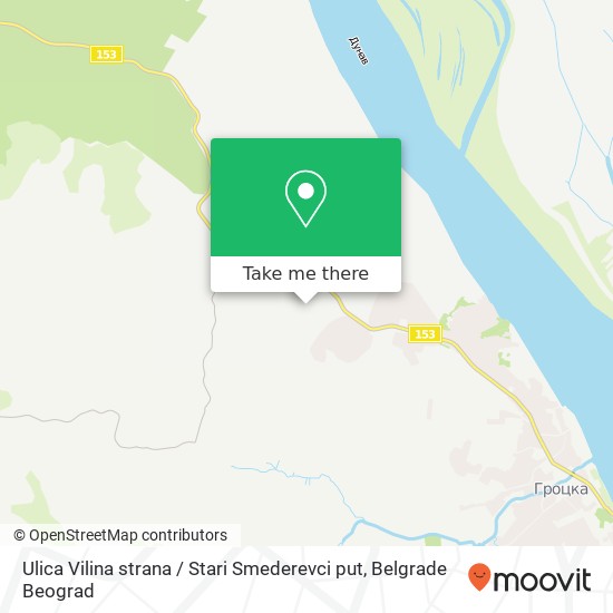 Ulica Vilina strana / Stari Smederevci put map