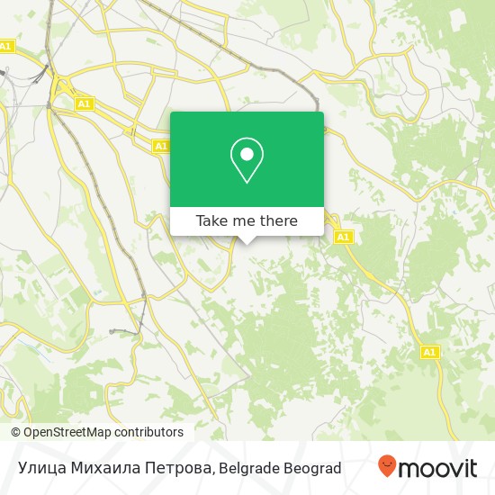 Улица Михаила Петрова map