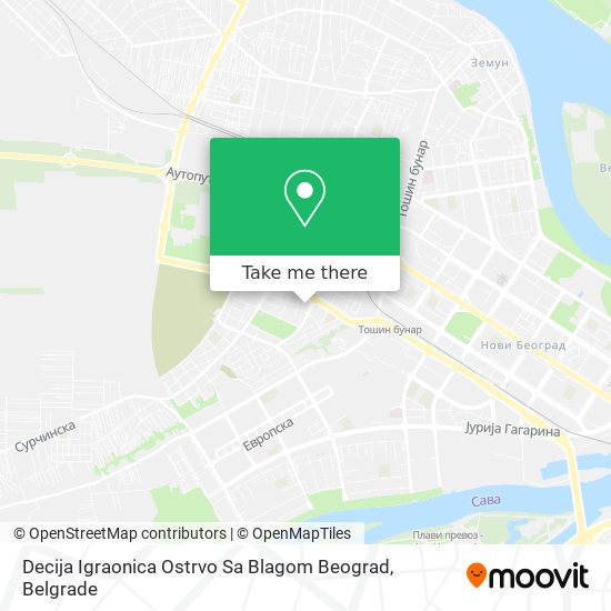 Decija Igraonica Ostrvo Sa Blagom Beograd map