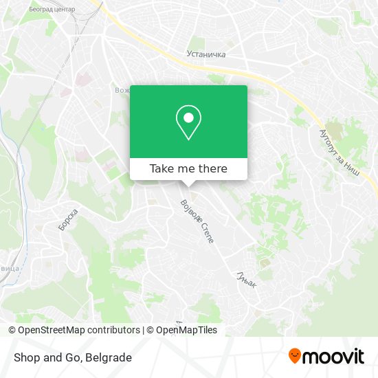 Shop and Go map