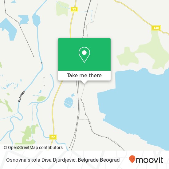 Osnovna skola Disa Djurdjevic map