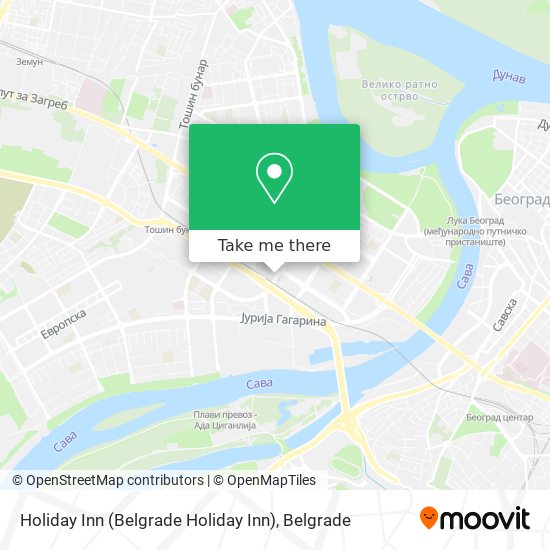 Holiday Inn (Belgrade Holiday Inn) map