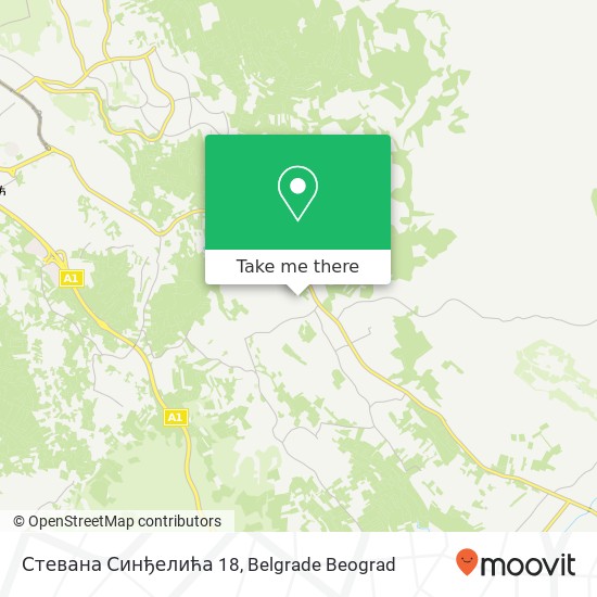 Стевана Синђелића 18 map