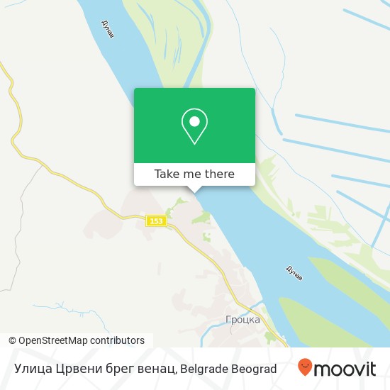 Улица Црвени брег венац map