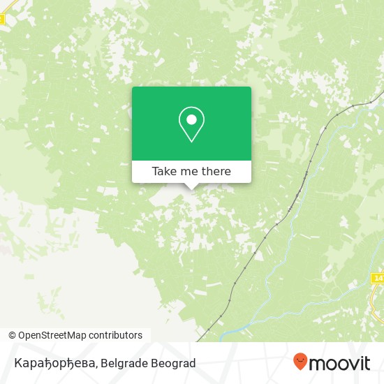 Карађорђева map