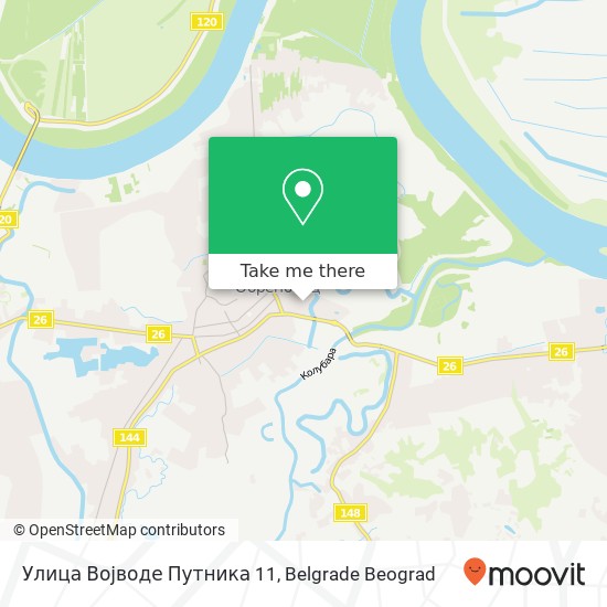 Улица Војводе Путника 11 map