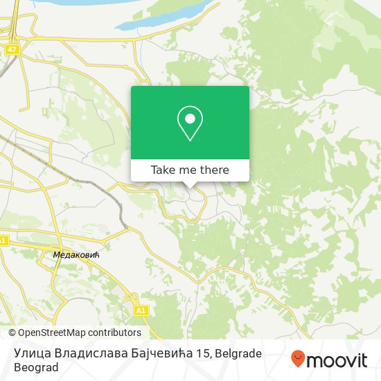 Улица Владислава Бајчевића 15 map