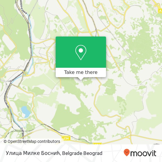 Улица Милке Боснић map