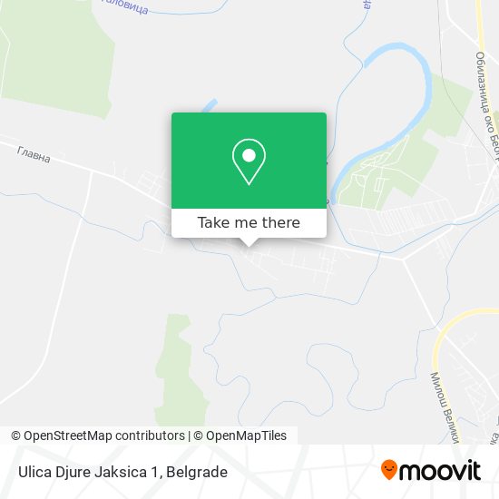 Ulica Djure Jaksica 1 map