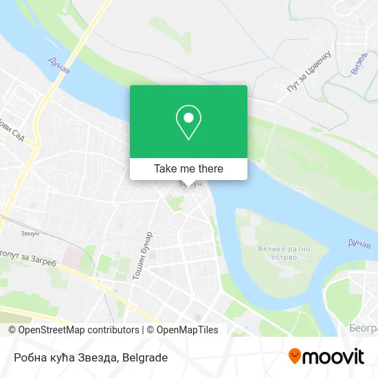 Робна кућа Звезда map