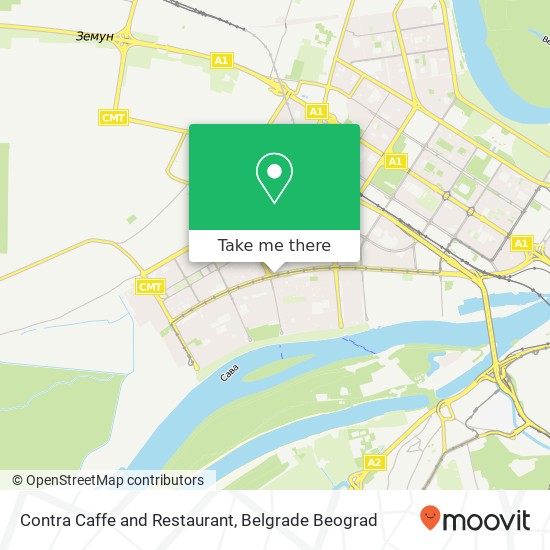 Contra Caffe and Restaurant map