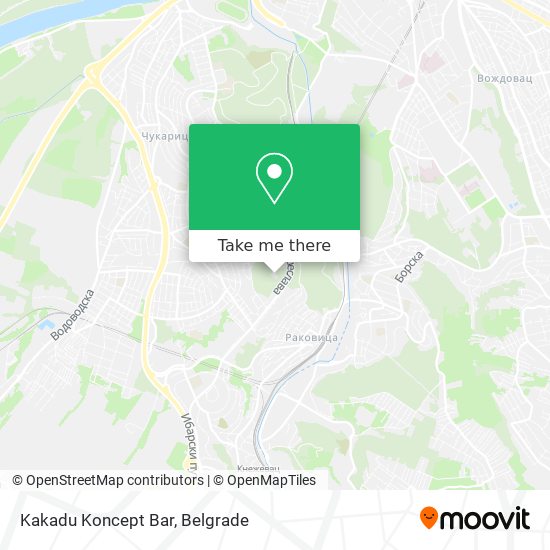 Kakadu Koncept Bar map