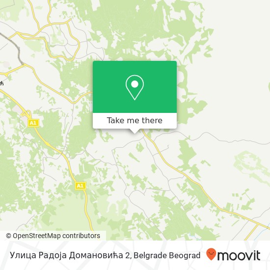 Улица Радоја Домановића 2 map