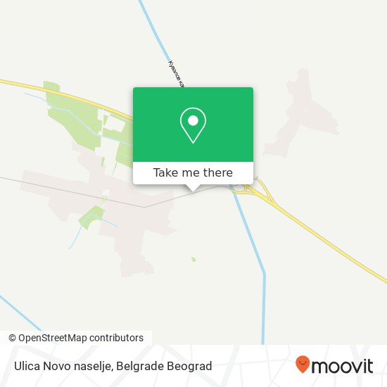 Ulica Novo naselje map